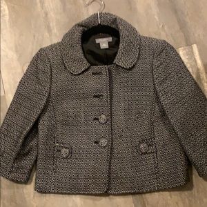 Ann Taylor Blue Jacket with pleated in back